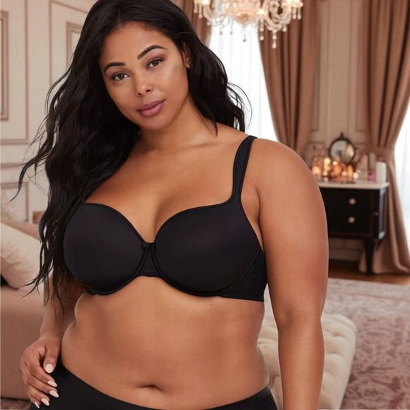 Torrid Other - Torrid Curve Black Full Coverage Lightly Lined Underwired Bra 42D 3 Hook Back